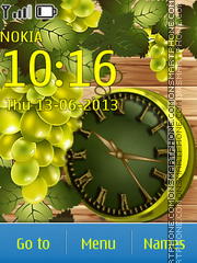 Grapes tema screenshot