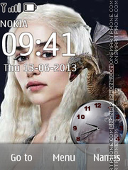 Daenerys Targaryen tema screenshot