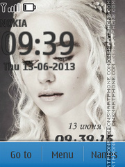 Daenerys Targaryen tema screenshot