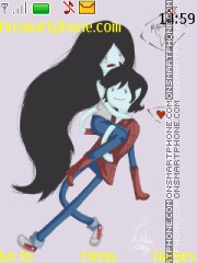 Adventure Time Marceline es el tema de pantalla