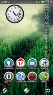 Скриншот темы Grass 2