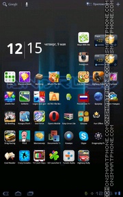 Droid Bee Loading tema screenshot