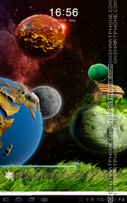 Space and Planets tema screenshot