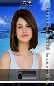 Скриншот темы Selena Gomez 08