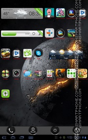 Dark Planet 01 es el tema de pantalla