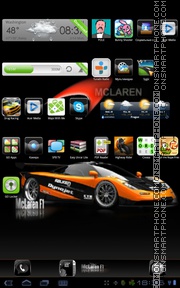 F1 Mclaren theme screenshot