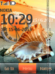 Orange Summer tema screenshot