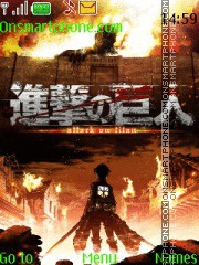 Скриншот темы Shingeki no Kyojin