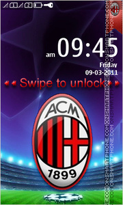 Скриншот темы AC Milan 22