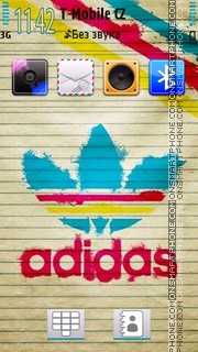 Bright Adidas es el tema de pantalla