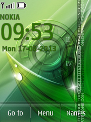 Green tema screenshot