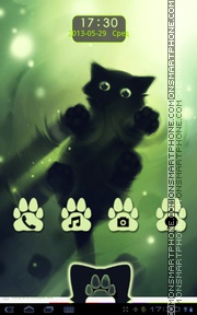 Скриншот темы Shadow Cat