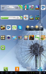 Скриншот темы Galaxy S3 01