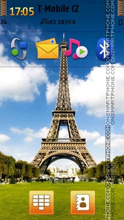 Eiffel Tower 16 theme screenshot