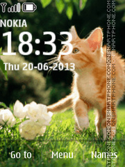 Red kittens for a friend tema screenshot