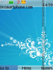 Abstract Blue 07 tema screenshot