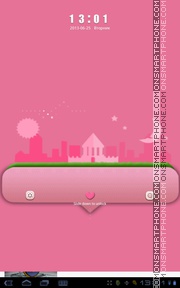 Sweet Valentine theme screenshot