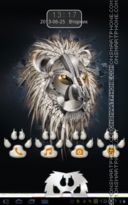 Metal Lion theme screenshot