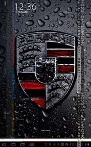 Скриншот темы Black Porsche 02