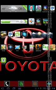 Capture d'écran Toyota 03 thème