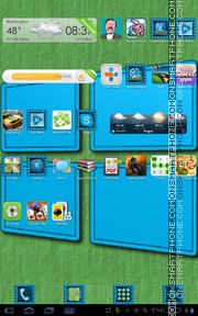 Windows Eight tema screenshot