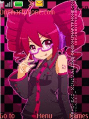 Vocaloid tema screenshot