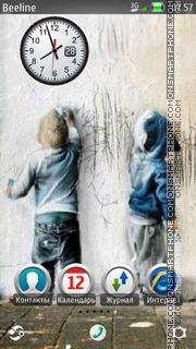 Graffiti tema screenshot