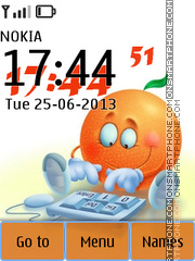 Funny Orange 01 theme screenshot