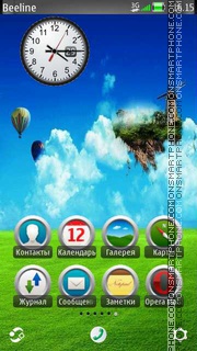 Скриншот темы Skyland