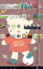 Acorn 01 tema screenshot