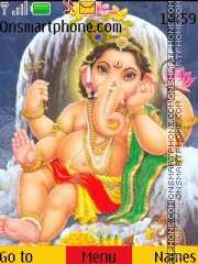 God Ganesha es el tema de pantalla