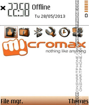 Micromax es el tema de pantalla