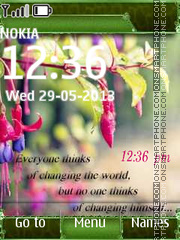 Nice Quote es el tema de pantalla