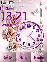 Pink Roses tema screenshot