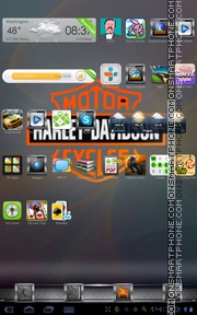 Harley-Davidson Carbon Theme-Screenshot