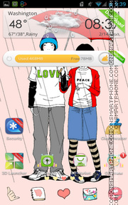 Is Love 01 theme screenshot