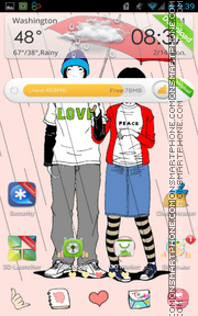 Is Love 01 es el tema de pantalla