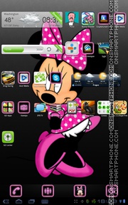 Скриншот темы Minnie Mouse 08