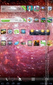 Galaxy Deep tema screenshot