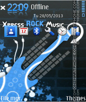 Express Rock Music es el tema de pantalla