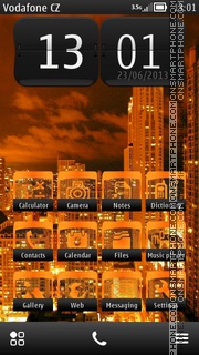 City Nights by ThaBull es el tema de pantalla