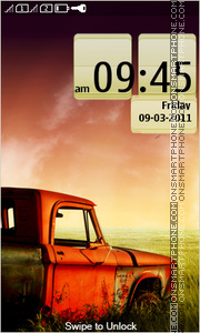 Pickup truck tema screenshot