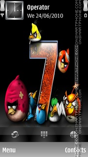 Angry Bird es el tema de pantalla