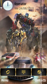 Скриншот темы Transformers 2