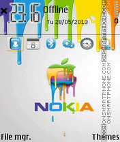 Nokia Paint Mac es el tema de pantalla