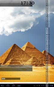 Pyramids of Giza theme screenshot