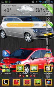 Скриншот темы Renault Modus