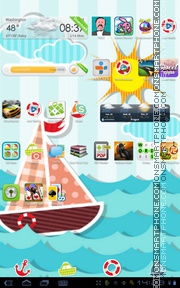 Sea World 01 theme screenshot