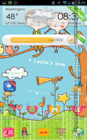 Leslies Love theme screenshot