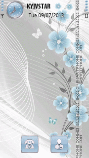 Capture d'écran Abstract Flowers thème